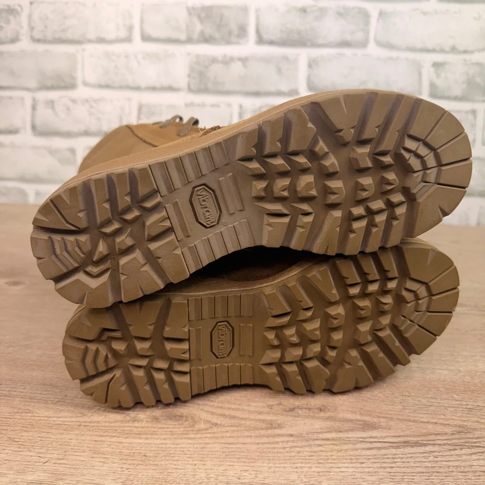 Bates Tactical Combat Boots Vibram Sole Tan Mens 3.5 W
